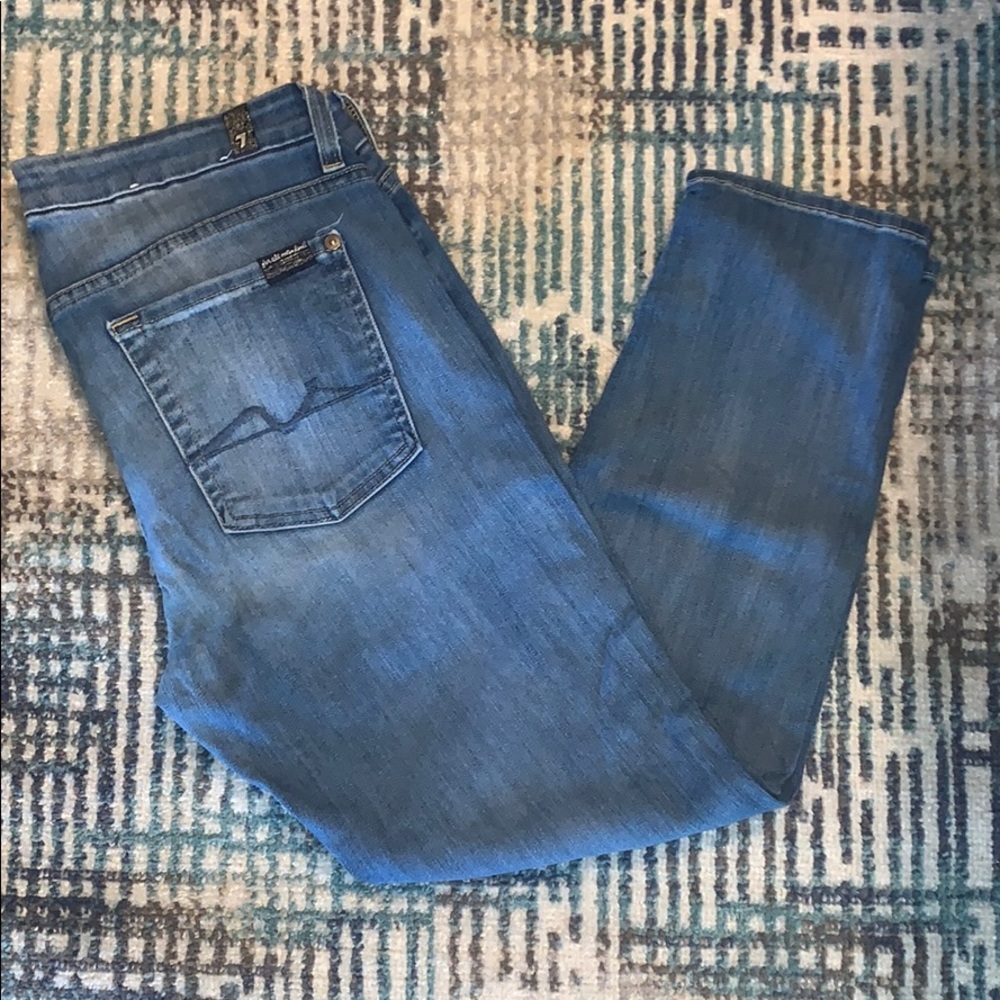 7 for all mankind Kimmie Crop size 31